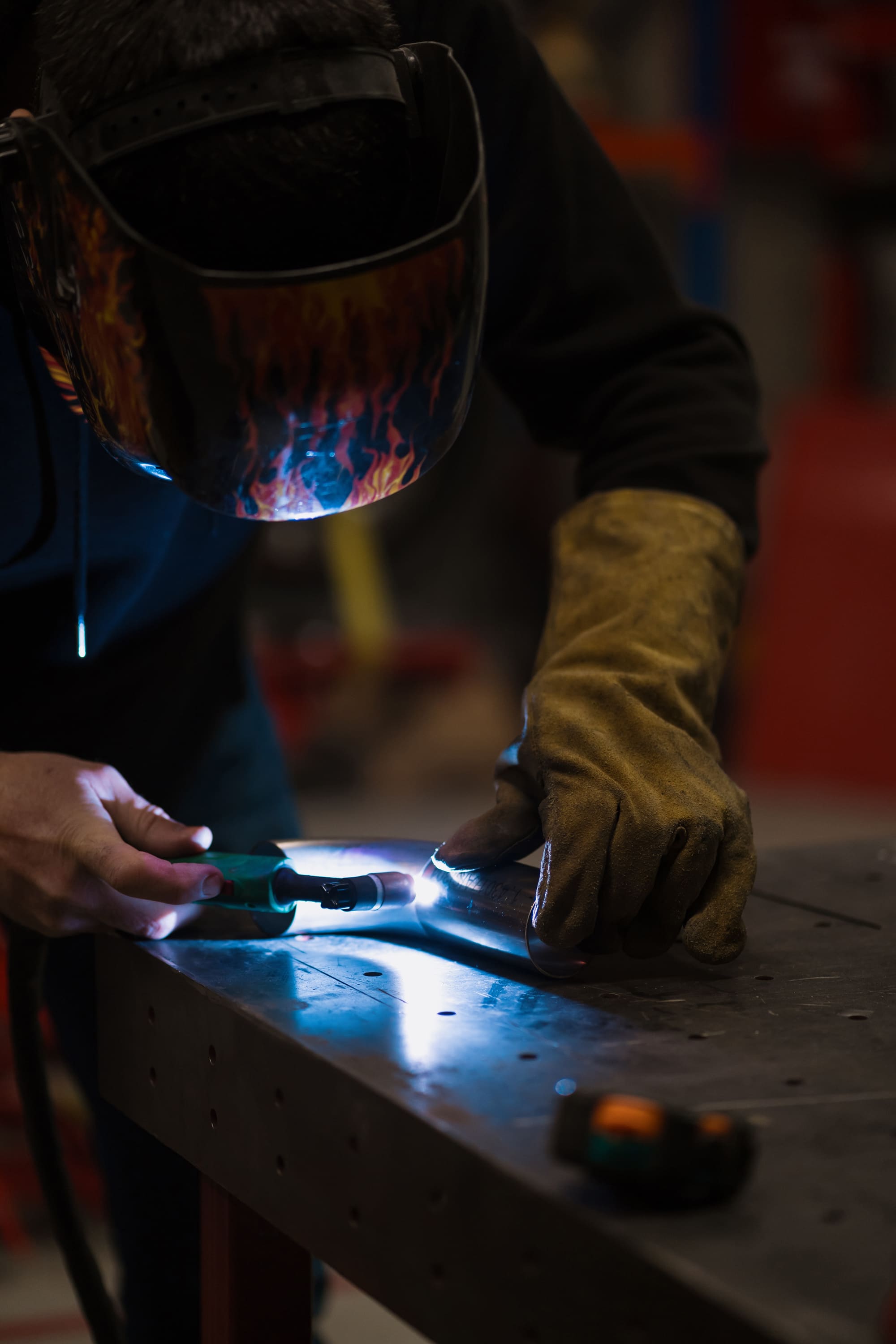 Man working